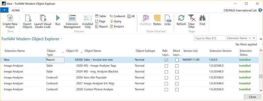 Managing Extensions in Microsoft Business&nbsp;Central
